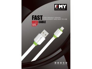 EMY MY-445 Apple Lightning Hızlı Şarj Data Kablosu 1Metre