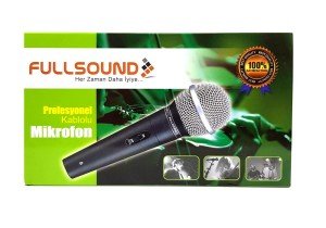 FullSound LM-510 Mikrofon El Tipi Kablolu Metal Gövde