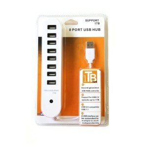 Hadron HD165 8PORT USB HUB Çoklayıcı USB2.0 Beyaz