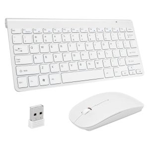 Wieder Wireless Kablosuz Slim Klavye Mouse Set Beyaz WR-70W