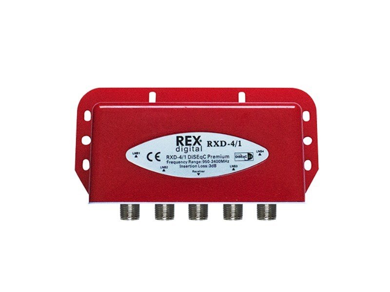 REX 1/4 DiseqC Switch Kutulu