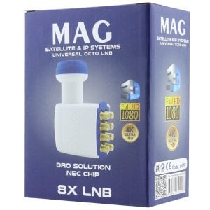 MAG Octo 8 Çıkışlı Full HD Sekizli LNB