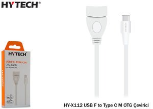 HYTECH HY-X112 TYPE-C USB OTG Çevirici Kablo 25cm