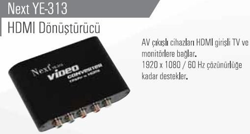 Next YE-313 YPbPr - HDMI Çevirici