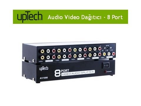UpTech 8 Port Video Audio Splitter - Çoklayıcı