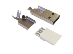 electroon USB A Erkek Lehimlenebilir Metal Soket