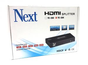 Next YE-204 1/4 HDMI SPLITTER