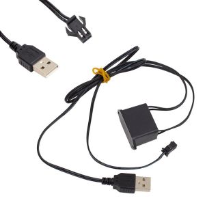 Powermaster 5Metre 5Volt USB Kablolu Sarı Neon İp Aydınlatma PM-6081
