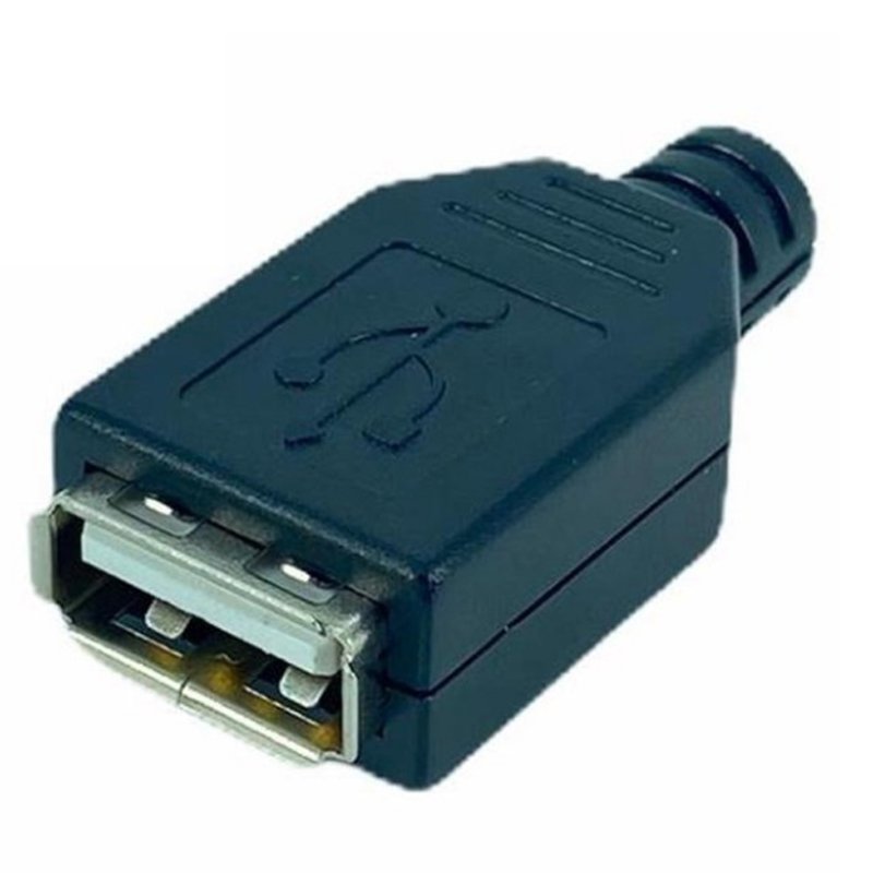 electroon USB Dişi Kapaklı Lehimlenebilir Soket IC-265F