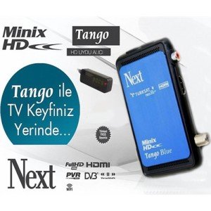 Next miniX HD Tango Blue Full HD Mini Uydu Alıcı TKGS