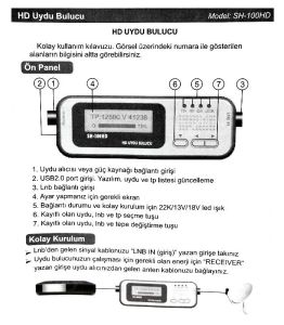 electroon Sathero SH-100HD Dijital Uydu Bulucu