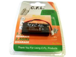 CFL 2.4V 600mAh Telsiz Telefon Pili