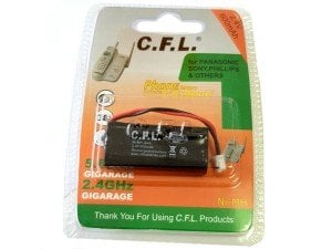 CFL 2.4V 600mAh Telsiz Telefon Pili