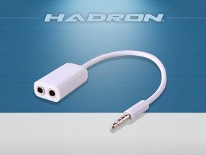 Hadron 3,5mm Aux Kulaklık Mikrofon Çevirici Stereo Kablo HD4532