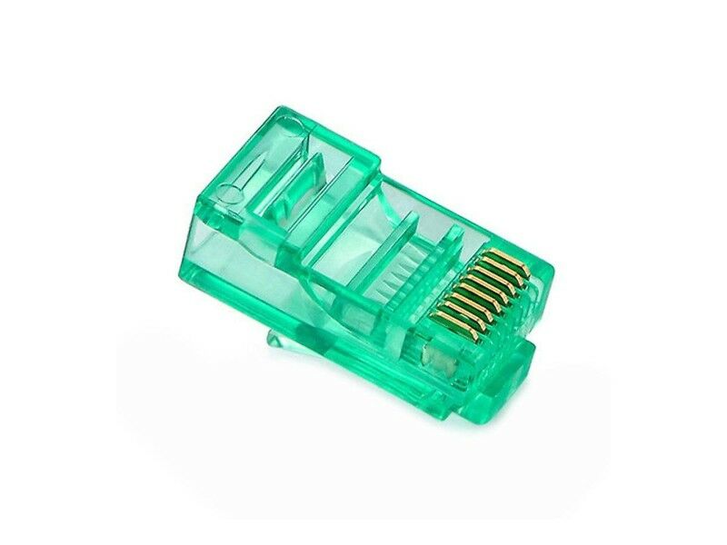 Powermaster PM-22703 RJ45 CAT6 8P-8C Yeşil Soket - 100Adet