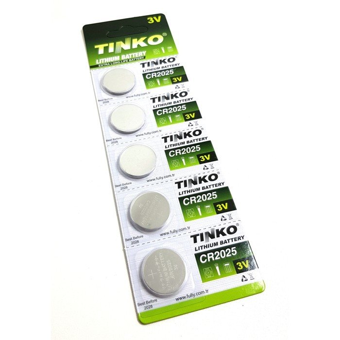 TINKO CR2025 3Volt Lithium Pil - 5Adet