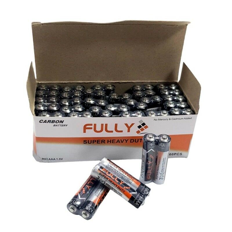 Fully R03 AAA 1.5V İnce Kalem Pil 1Paket - 60Adet