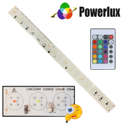 RGB IR Kumandalı 220 Volt 18 Watt SMD 2835 Ledli Hazır Wallwasher PCB