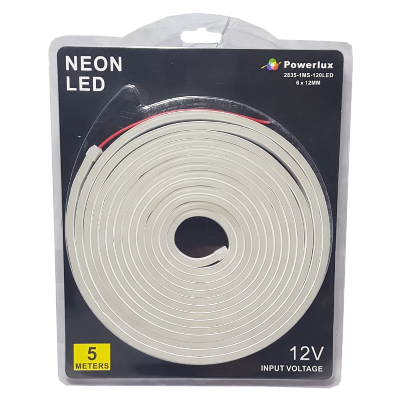 Powerlux A Kalite 12 Volt 6x12mm Esnek Neon Led (5 Metre)