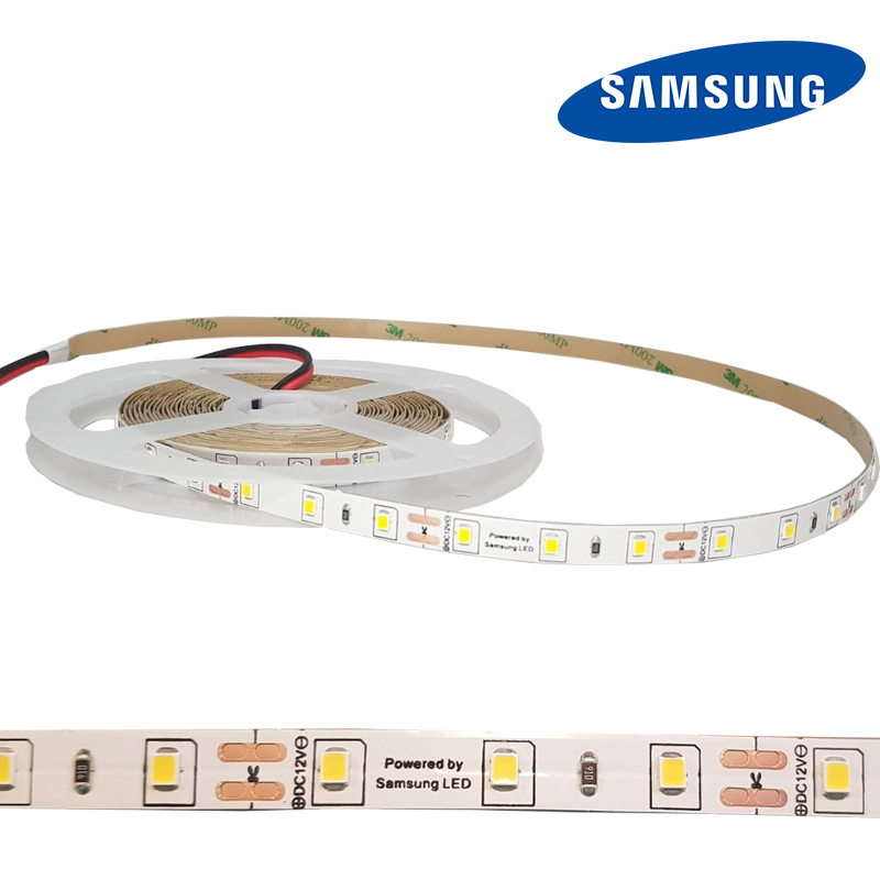 Samsung 12V 2835 Tek Çipli 60 Led Şerit Led (5 Metre)