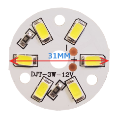 12 Volt 3 Watt SMD 5630 Ledli Hazır Led Modül 31MM