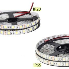 Powerlux 3 Çip RGB Şerit Led 12 Volt 60 Led  5mt