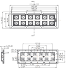 Darkoo 12'li 2x6 60*60D Lens DK-173-60*60-TP-12H1-NN1