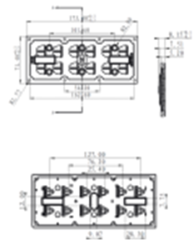 Darkoo 12'li 135*55D Lens DK-173-135*55-TPII-M-H-PH-G4-12H1-NN1