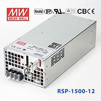 RSP-1500-12 12 Volt  1500 Watt Adaptör Meanwell