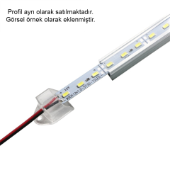 24 Volt 5630 Ledli Led Bar Alüminyum Çubuk 72 Ledli