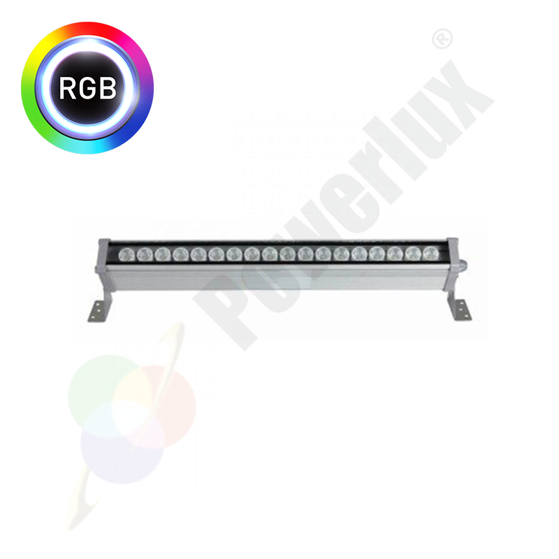 Powerlux Wallwasher - Dış Cephe Aydınlatma - Duvar Boyama 50 Cm 18 Watt RGB