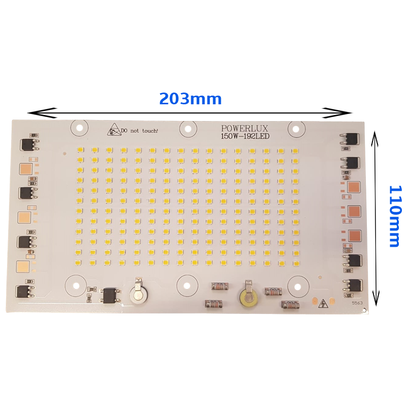 220V 150W SMD 2835 Ledli Hazır Projektör PCB