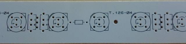 Flux-Normal Led Pcb (T 126-04) 50x2,2cm