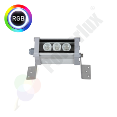 Powerlux Wallwasher - Dış Cephe Aydınlatma - Duvar Boyama 12 Cm 3 Watt RGB