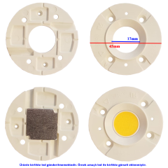 Cob Led Holder 17mm LC016D-LC019D-LC026D-LC033D Uyumlu