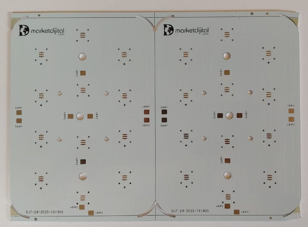 24 Led 12x2 DJT-24-3535-1x1400 Led Pcb 21x14,4cm