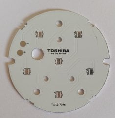 7cm 6 Led Seri Tek Renk TOSHİBA TL1L2-70R6 Led Pcb