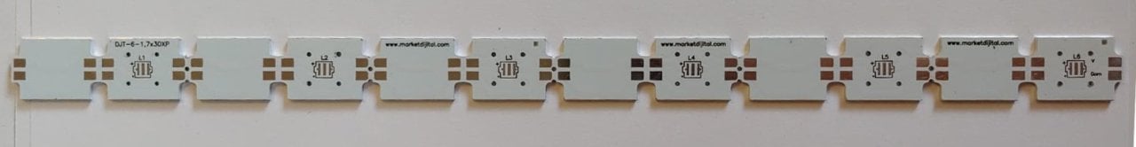 30x1,7cm 6 Led DJT-6-1,7x30XP Led Pcb