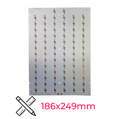 80 Led Projektör PCB'si 198x280mm