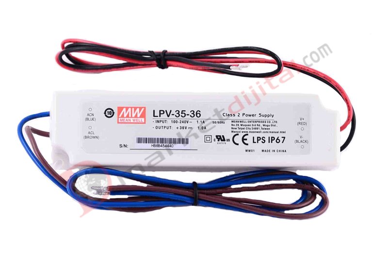 LPV-35-36 36 Volt 1 Amper IP67 Meanwell