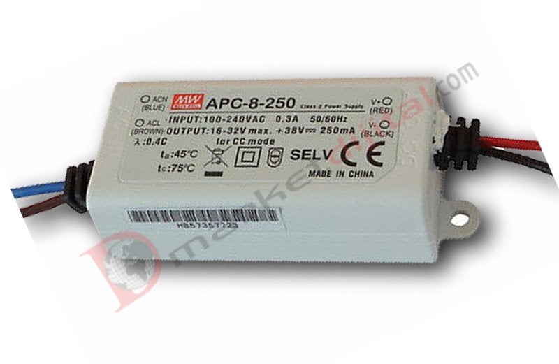 APC-8-250 16-32 Volt 250 mA IP42 Meanwell