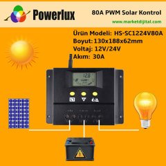 Solar Controller (Solar Şarj Cihazı) 80 Amper