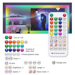 Powerlux Pixel RGB Led Wifi - Ses Kontrol Cihazı Tek Çıkışlı SP511E