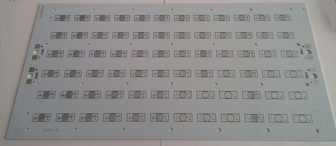 72 Li Tek Renk Dikdörtgen Pcb 34x17cm AK000-18