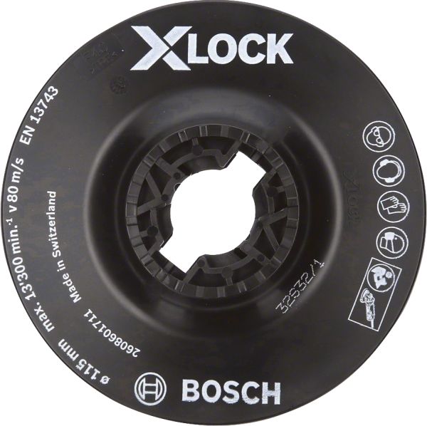 Bosch - X-LOCK - 115 mm Fiber Disk Yumuşak Taban 2608601711