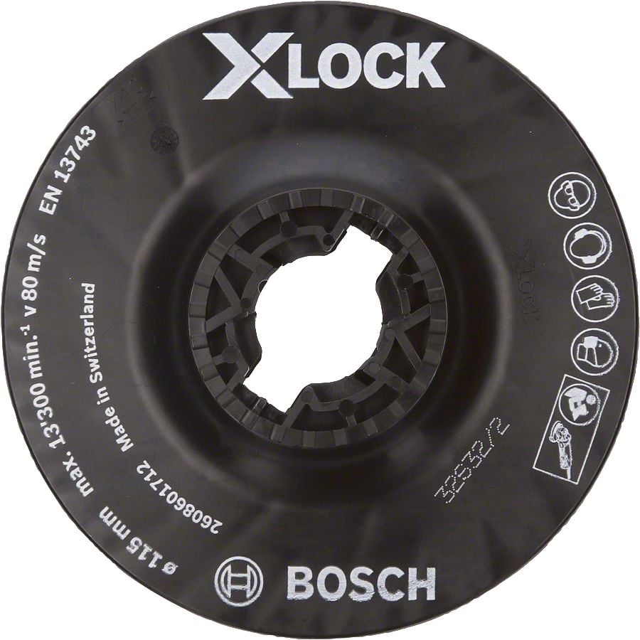 Bosch - X-LOCK - 115 mm Fiber Disk Orta Sertlikte Taban 2608601712