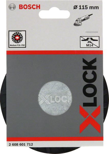 Bosch - X-LOCK - 115 mm Fiber Disk Orta Sertlikte Taban 2608601712