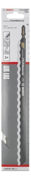 Bosch - Yaliıtım Malzemeleri Ve Aşındırıcı Malzemeler İçin T 1013 AWP Dekupaj Testeresi Bıçağı - 3'Lü Paket 2608667396