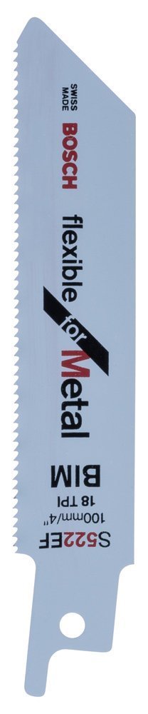 Bosch - Flexible Serisi Metal için Panter Testere Bıçağı S 522 EF - 5'li 2608656012