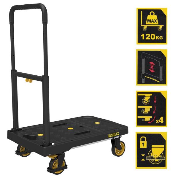 STANLEY FATMAX FX712 120Kg Profesyonel Katlanabilir Paket Taşıma Arabası